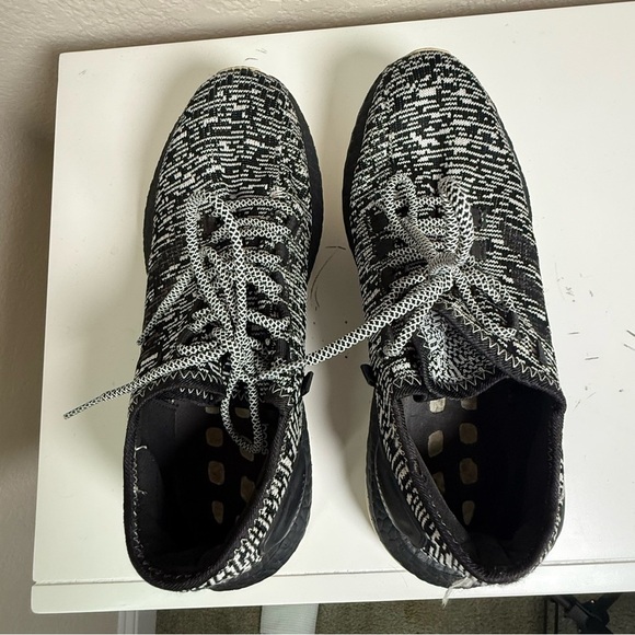 Adidas Pure Boost Limited Oreo S80704 Size 11.5 Mens Sneakers Shoes - Picture 8 of 8